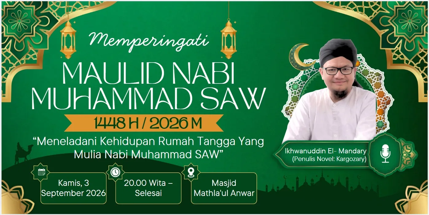 Peringatan Maulid Nabi Muhammad SAW di Masjid Mathla'ul Anwar