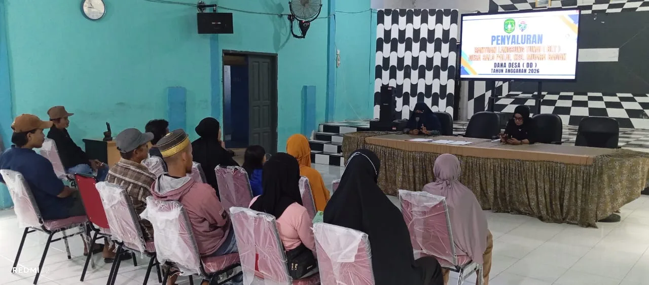 Pemerintah Desa Salo Palai Salurkan Bantuan Langsung Tunai (BLT-DD) Bulan Agustus-September 2026