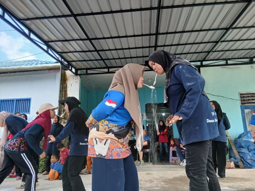 Keseruan Lomba Antar Lembaga di Desa Salo Palai