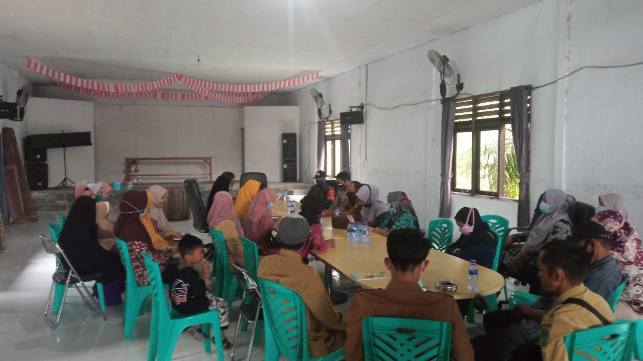 Rapat Koordinasi Pembentukan Posko SIGAP Desa Aman Covid-19 Desa Salo Palai