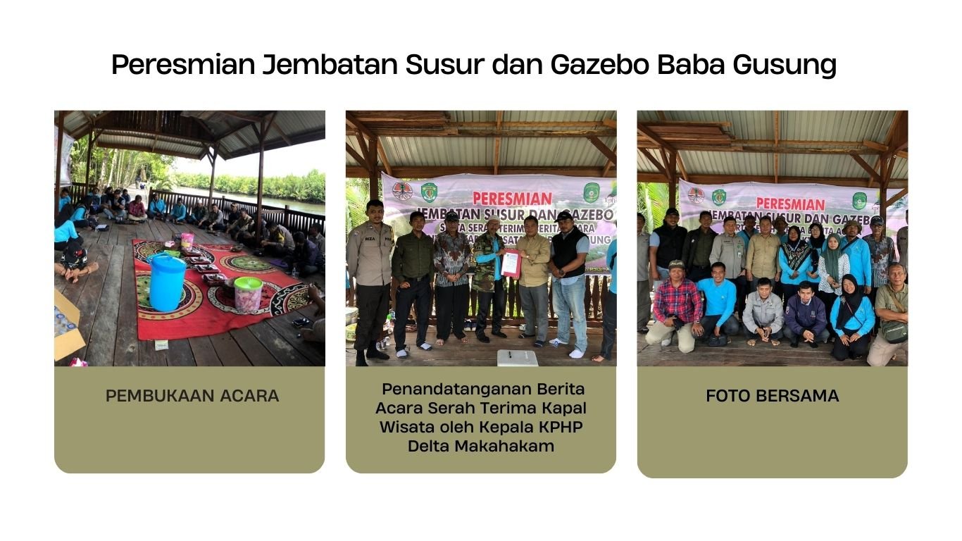 PERESMIAN JEMBATAN SUSUR DAN GAZEBO BABA GUSUNG