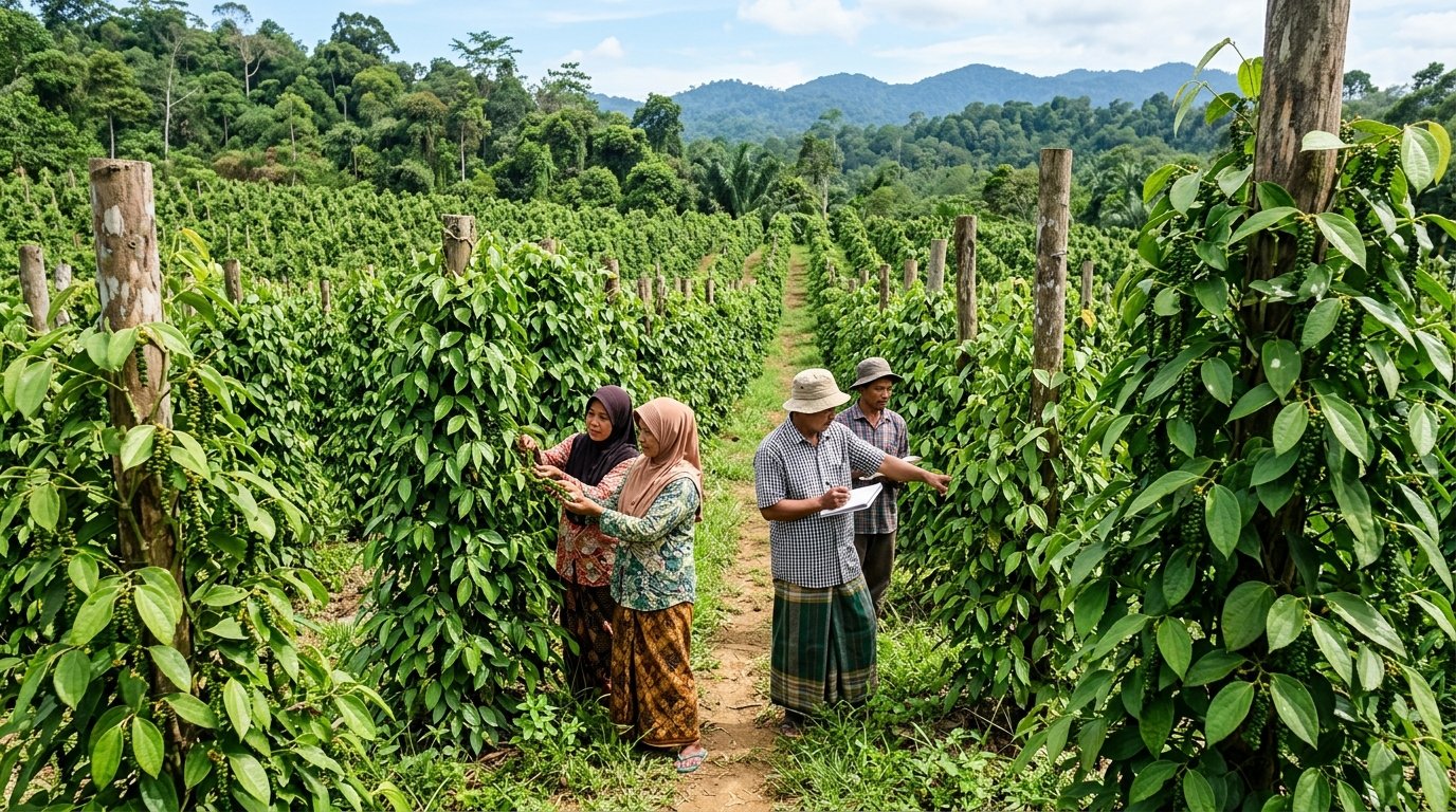 Perkebunan Lada Malonan Salo Palai