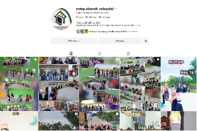 Rumah Tahfidz Akhir Pekan Al Usrah (RUTAP)